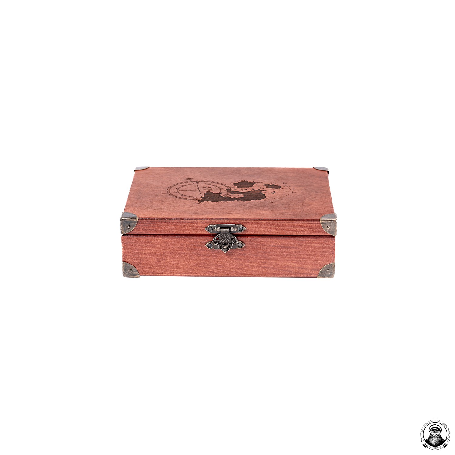 Skrzyneczka Morskich Sekretów – Pudełko na Zdjęcia i Drobiazgi roz. M - obrazek 3