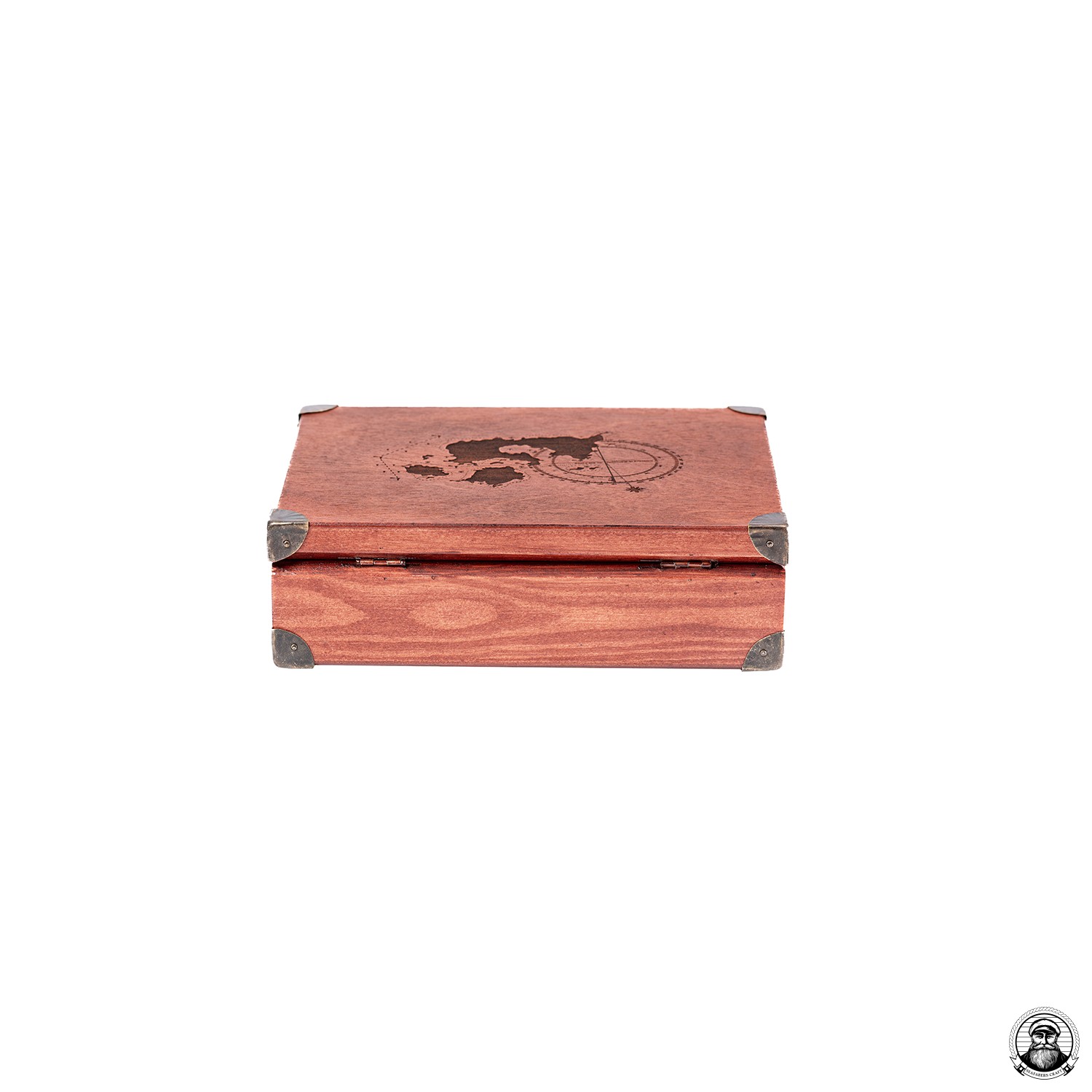 Skrzyneczka Morskich Sekretów – Pudełko na Zdjęcia i Drobiazgi roz. M - obrazek 4