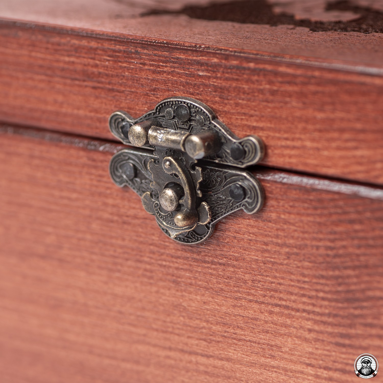 Skrzynka Kapitańska - Zamykane Podwójne na Wino - obrazek 5