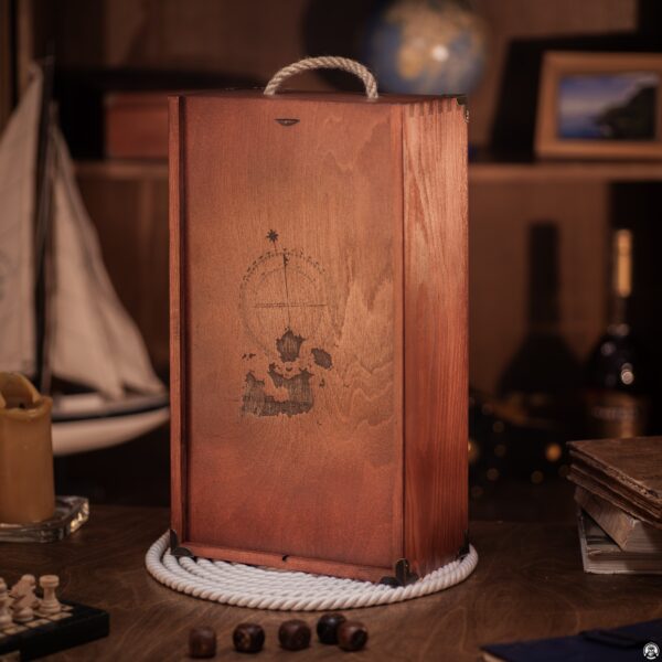 Skrzynka Żeglarskich Toastów – Podwójna na Wino