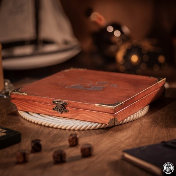 Pudełko Skarbów Podróżnika - Skrzynka na Czekoladki i Zdjęcia