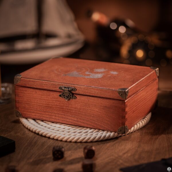 Skrzynka Żeglarskich Opowieści - Pudełko na Zdjęcia i Drobiazgi roz. L